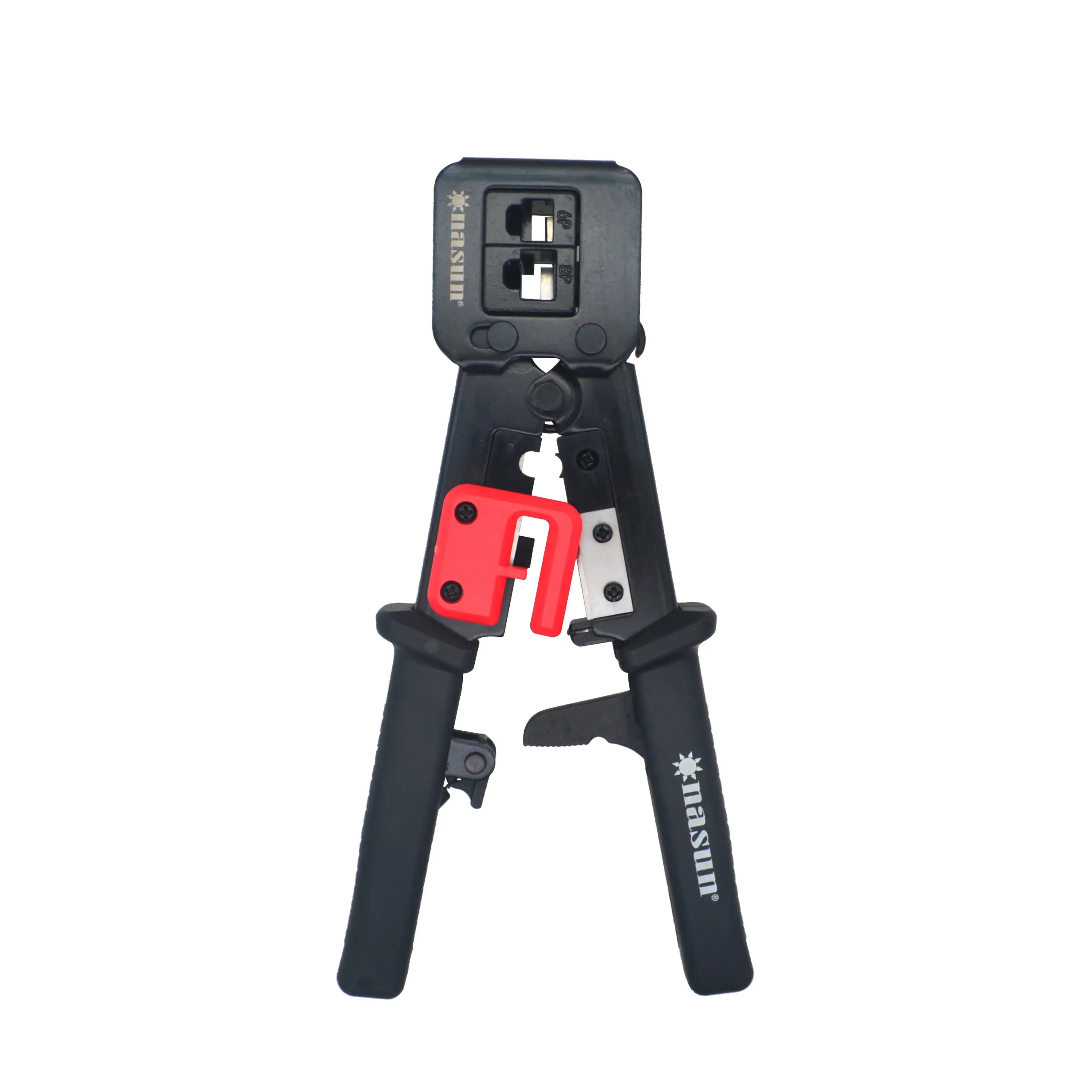 Kềm mạng, Kìm mạng xuyên thấu Nasun NS-962. Dùng để bấm đầu cắm dây mạng, bấm hạt mạng