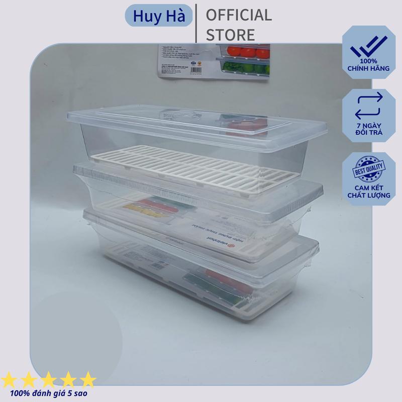 Product Introduction of Bộ hộp đựng thực phẩm lữu trữ thức ăn kèm khay hứng nước tiện lợi 6586 26
