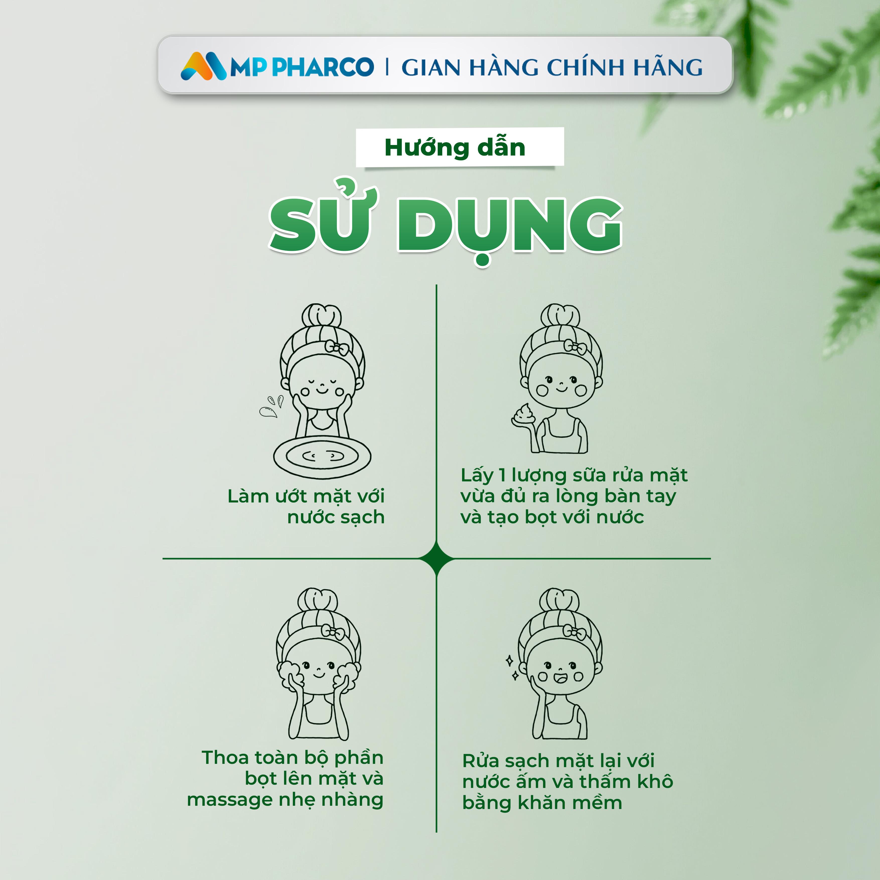 k56 Sữa Rửa Mặt chiết xuất rau má -hỗ trợ dưỡng ẩm, sạch sâu dành cho mọi loại da-tuýp 120ml Gel Rửa Mặt