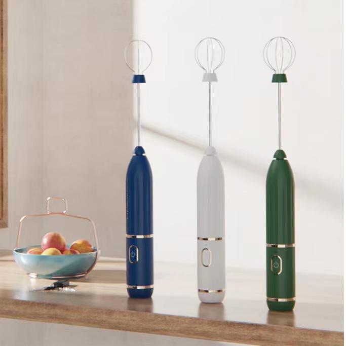 Handheld Electric Egg Beater Household Milk Frother Baking Coffee Wireless Frother Wireless Egg White Whisk 1
