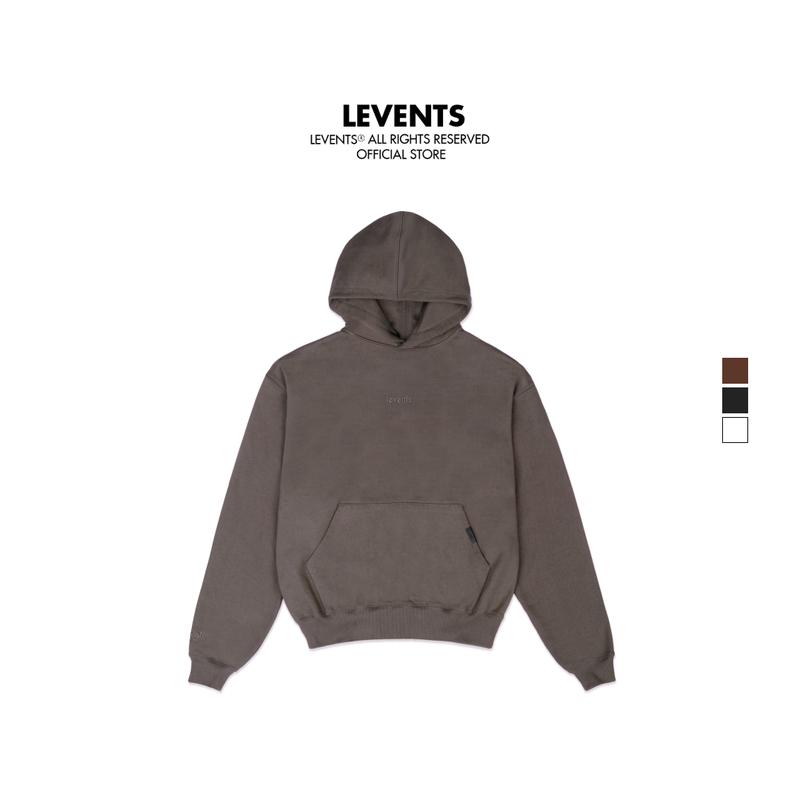Áo Hoodie Boxy Levents Basic 100% Cotton Unisex