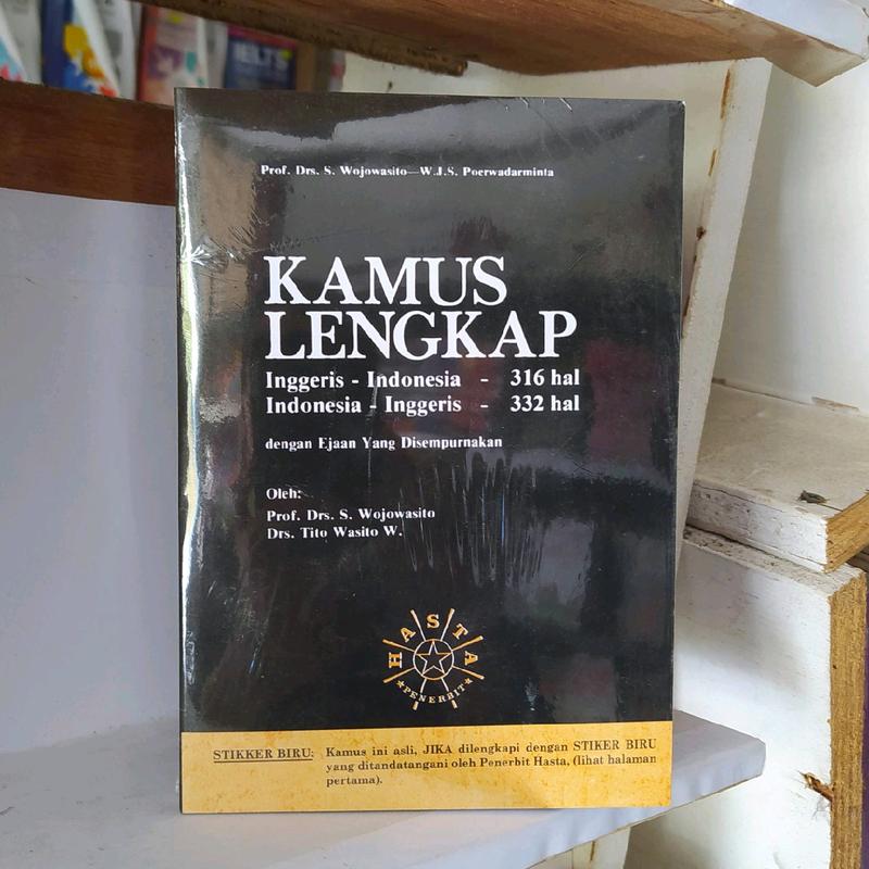 Kamus Lengkap Bahasa Inggris Indonesia dan Indonesia Inggris Hasta 1