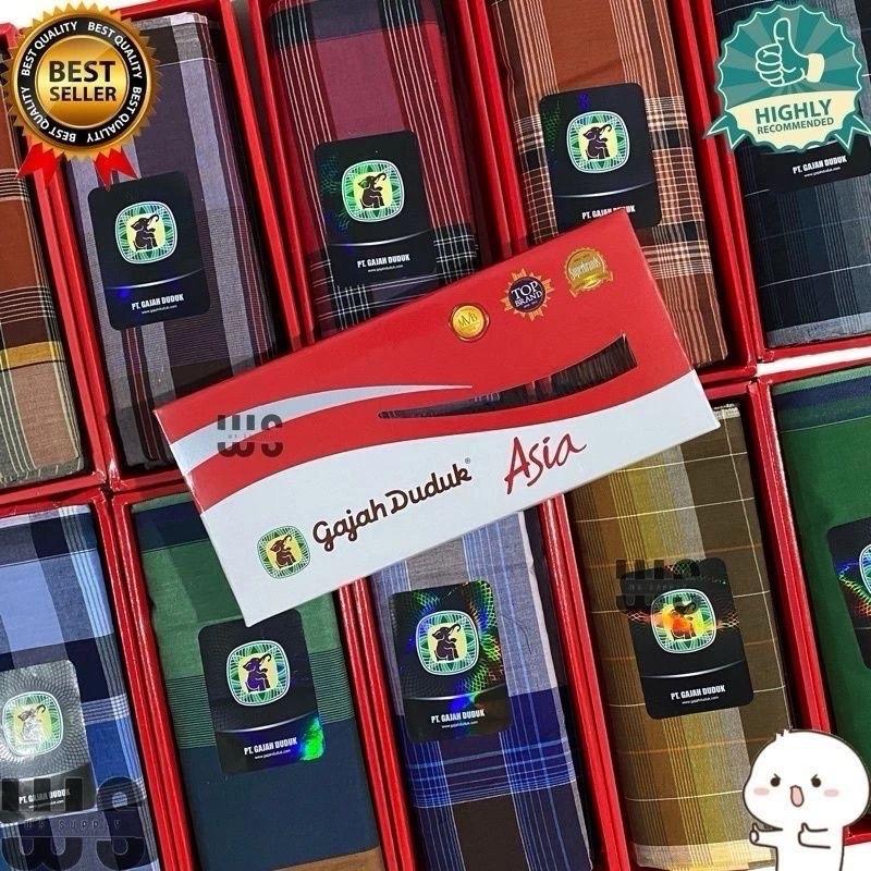 100% original sarung gajah duduk asia / Musantaraa ( dos merah kotak) 0