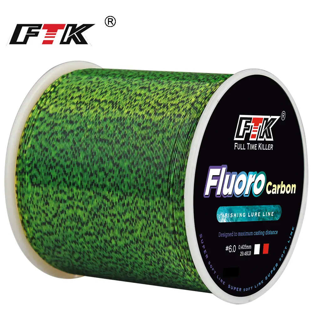 [In Stock] Cosmic Mi FTK Three-Color Invisible Spot Line 300 M 500 M Camouflage Nylon Thread Color Changing Fishing Line Wear-Resistant Main Line