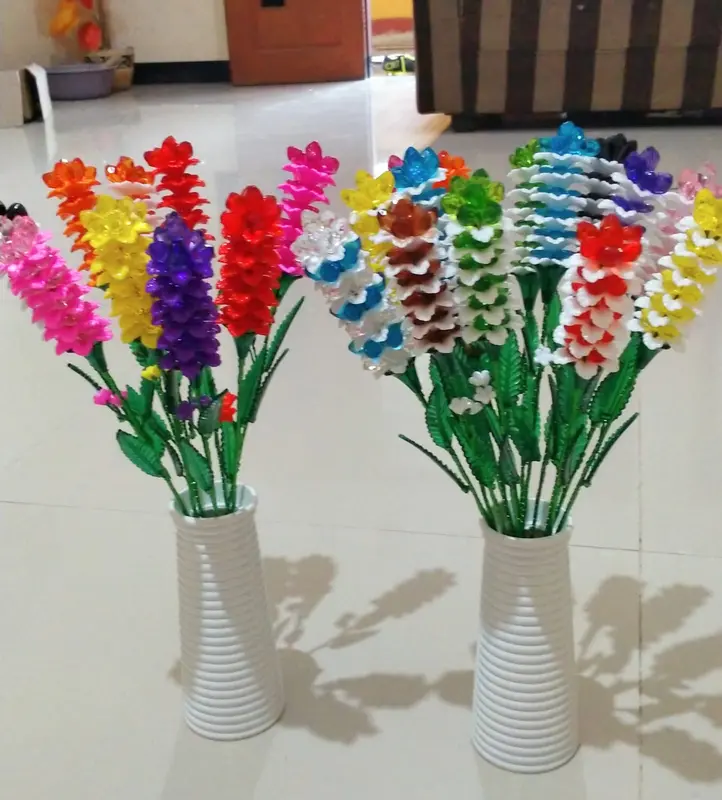 Harga 1 tangkai bunga lavender/ bunga akrilik/ bunga manik 5