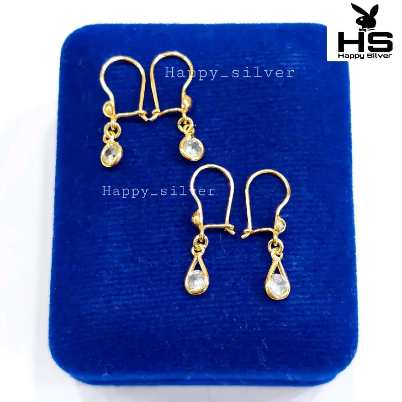 anting anak/dewasa model kait gantungan tetes air dan bulat 0