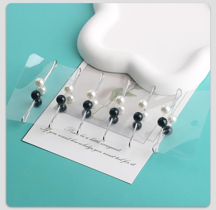 Product Introduction of Pearl Easy to Wear Fashion U-Clips Women's Pearl Brooch Simple Fashion Clothing Pearl Clip 13