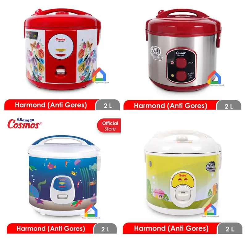 Magic Com Cosmos Harmond CRJ-6368 / Rice Cooker Cosmos Harmond CRJ6368 (2 L) 0
