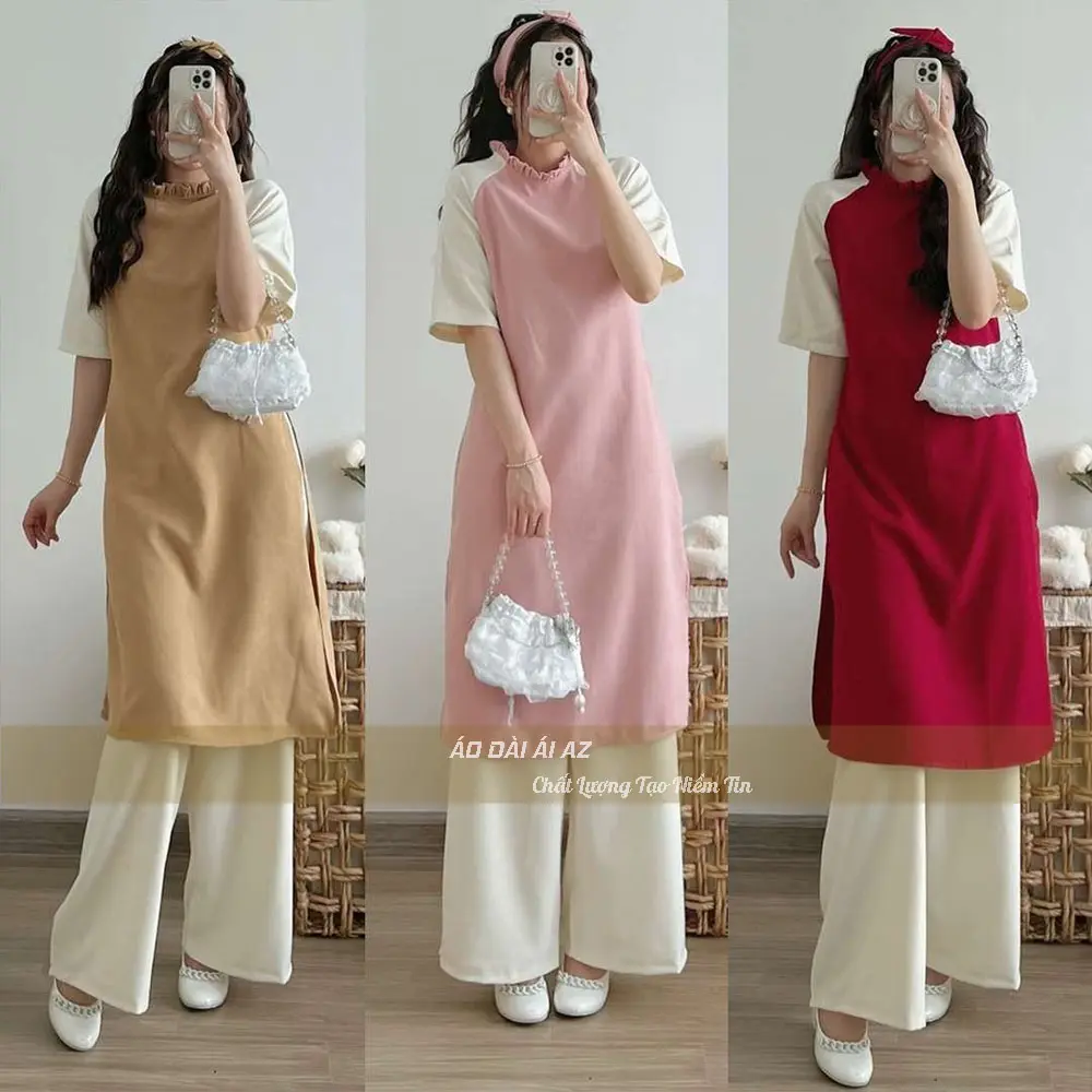Áo Dài Cách Tân Nữ Dáng Suông LT10-02