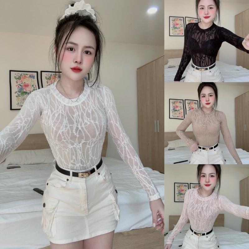 Áo TK tay dài basic sang trọng nhà LYNH ZENA_A908