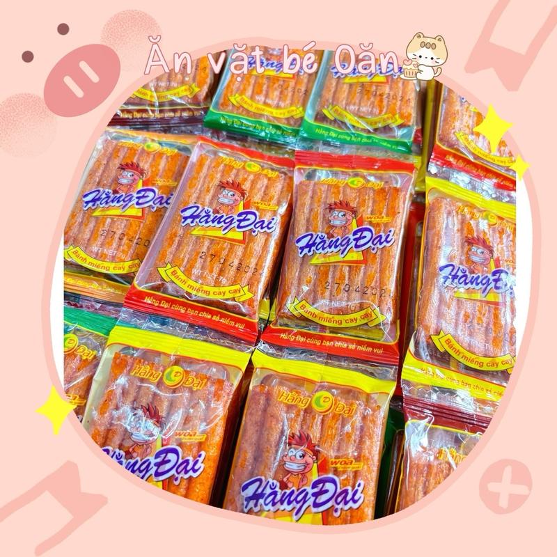 ( Bịch 60gói ) Snack sườn dê nướng Hằng Đại, đồ ăn vặt cổng trường