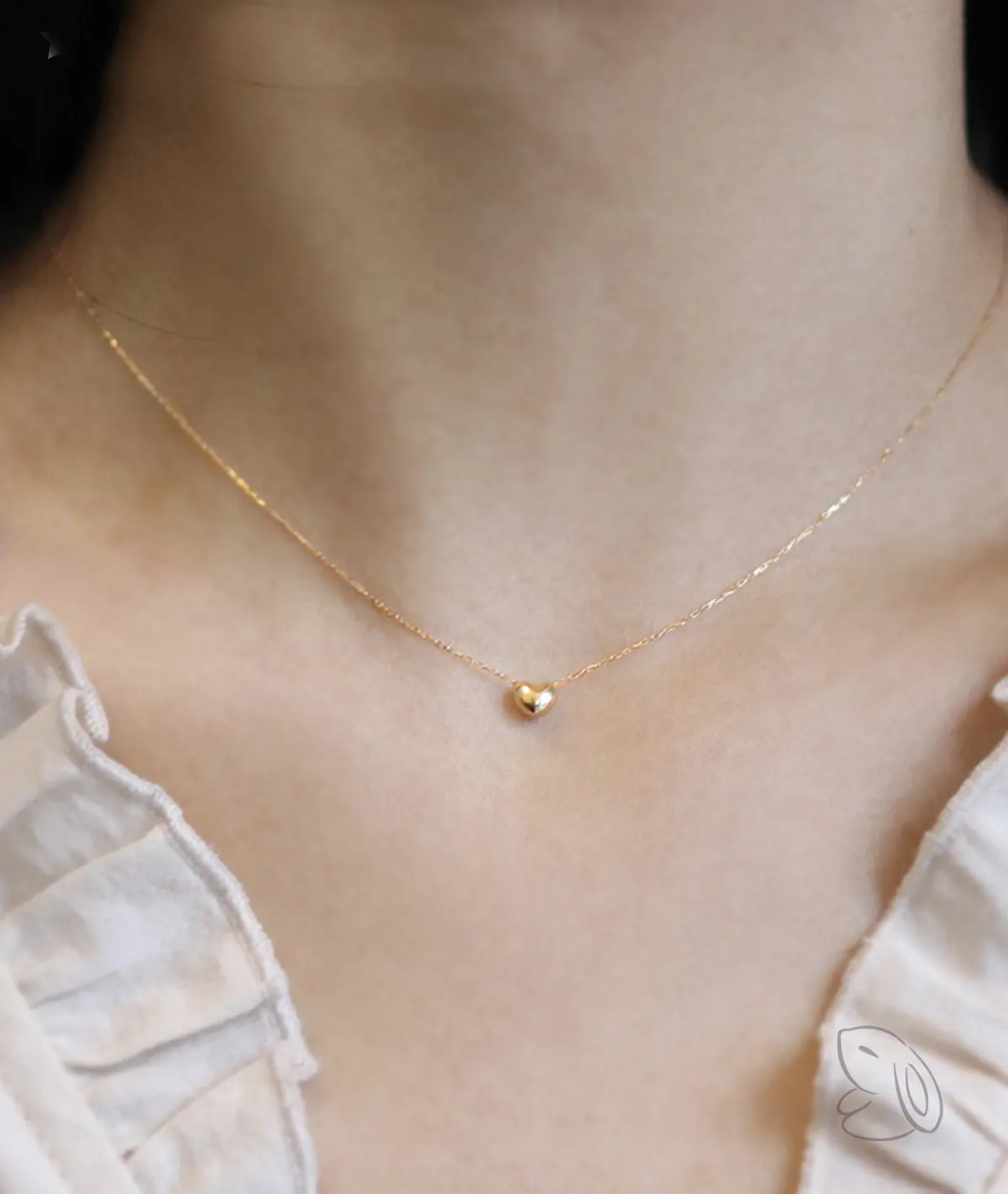 Jewelry Lover - Neck-110 - Kalung - Shining Love - Korean Style COD