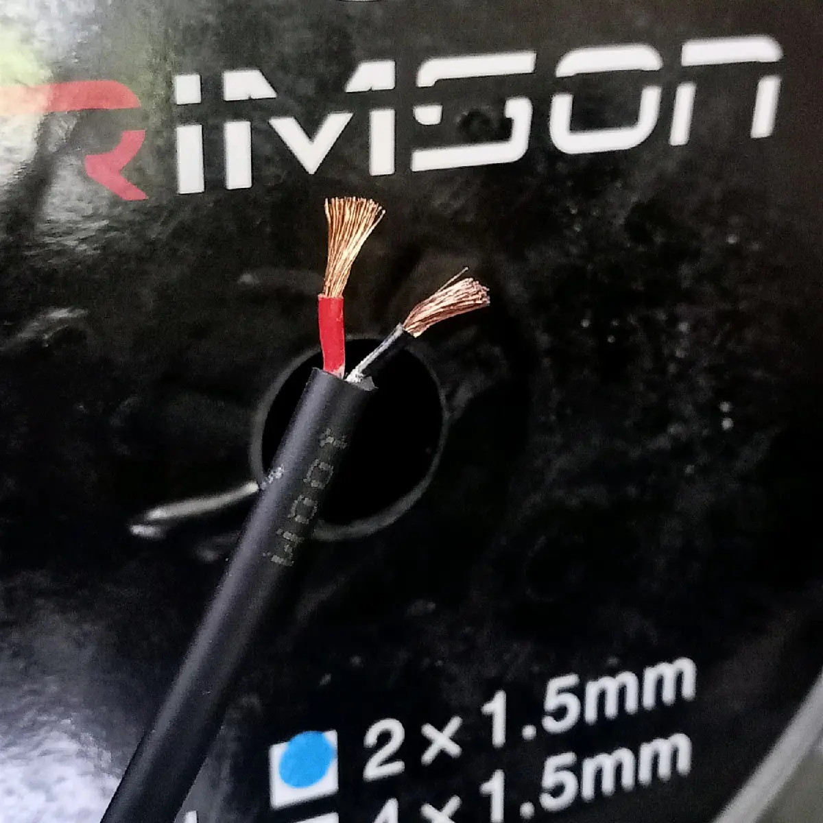 kabel speaker Crimson 2×1.5 mm lemas lentur tembaga