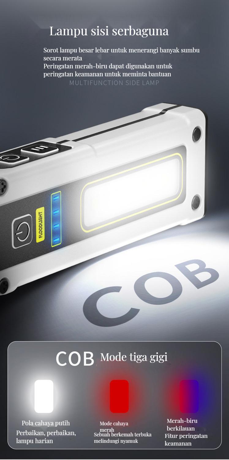 Product Introduction of Lampu senter bank listrik LED mini dual penggunaan 18