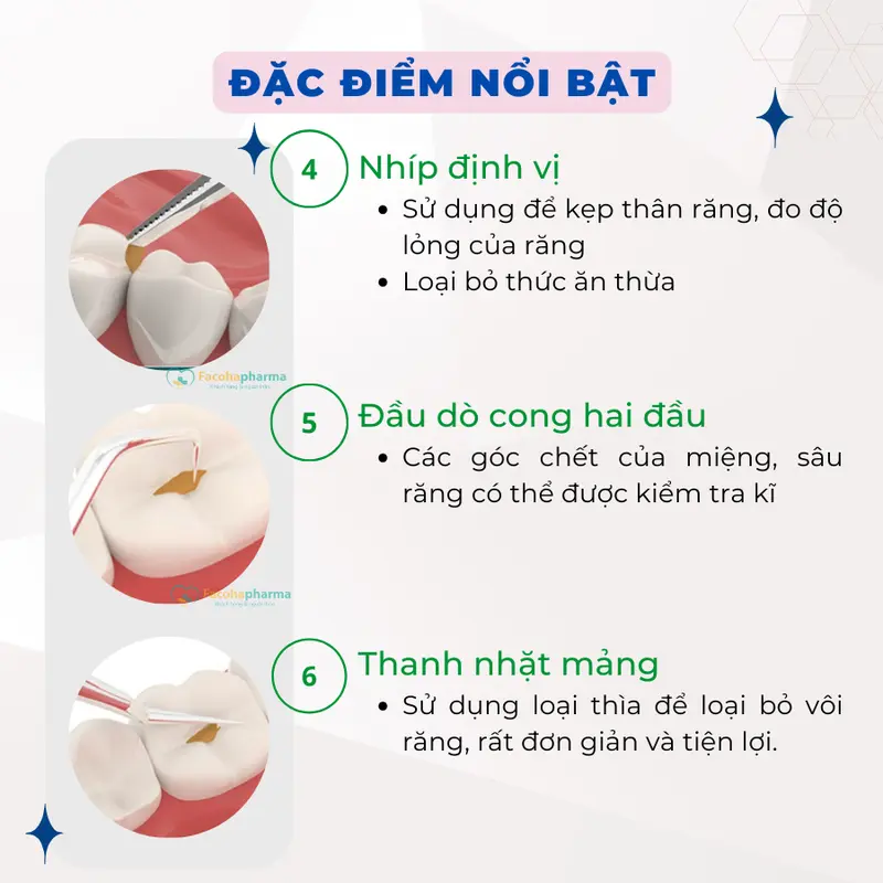 Bộ Dụng Cụ 6 Món Làm Sạch Răng Miệng vệ sinh răng miệng bằng inox chuyên dụng CN014.06 4