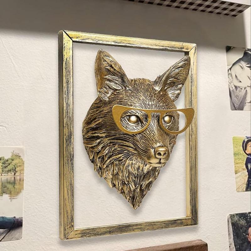 Product Introduction of Animal Head Design Wall Decor, 1pc Modern Wall Art, Wall Mounted Decor for Home Living Room Bedroom Office 5