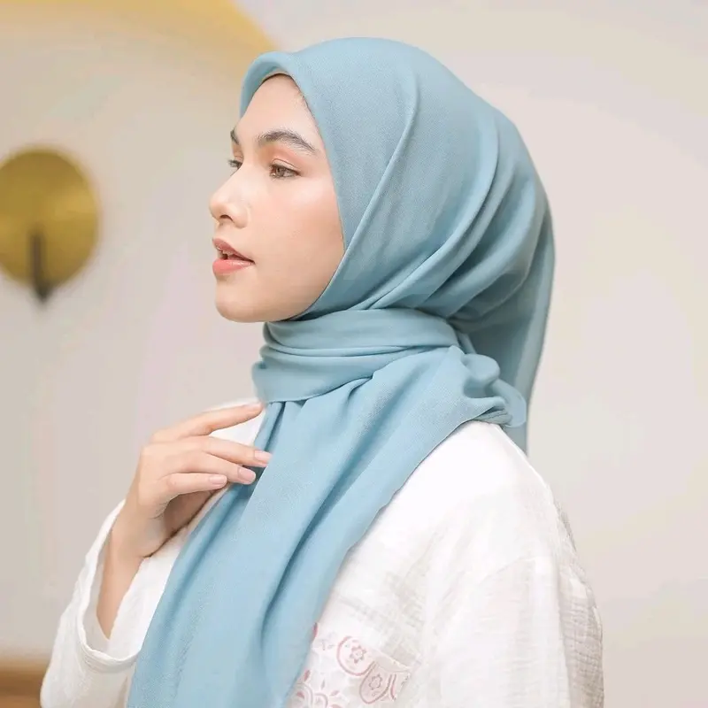 Hijab Segiempat Bella Square New Warna Best Seller Pollycotton Premium 110x110cm - Polycotton, Muslim, Basic, Lembut, Nyaman 3