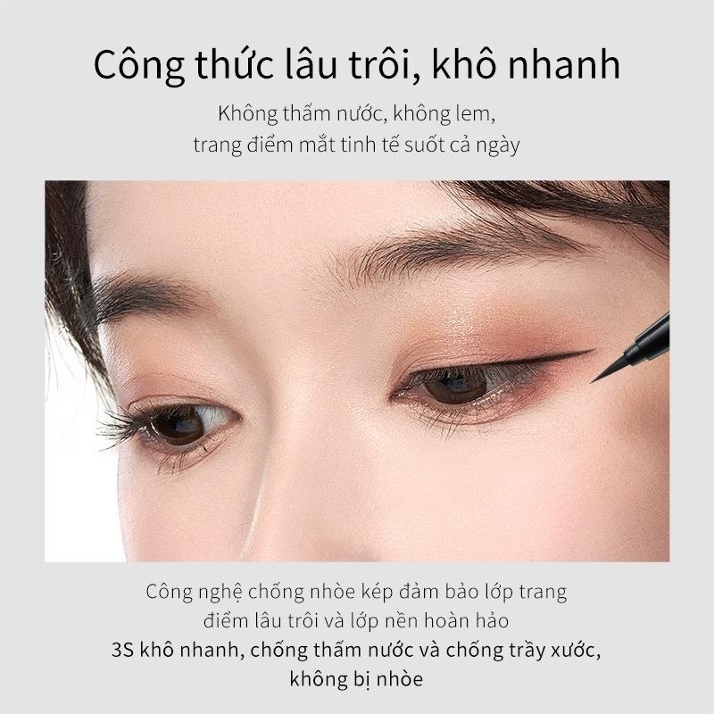 Bút Kẻ Mắt Nước Siêu Mảnh, Chống Thấm Nước, Lâu Trôi ZEESEA Black Lasting Eyeliner 0.5g Trang Điểm Son Nữ Mỹ Phẩm Cosmetic Women 2