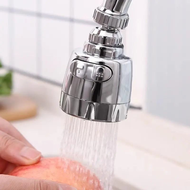 2 Mode Kitchen Faucet Aerator, 1 Count 360 Degree Rotatable Faucet Splash Head, Kitchen Faucet Extender, Sprayer Head Anti Splash Tap 4