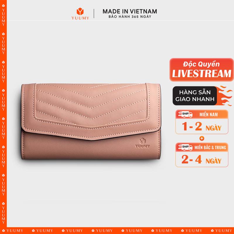 Độc Quyền Livestream Ví nữ YUUMY YV66 Dáng dài