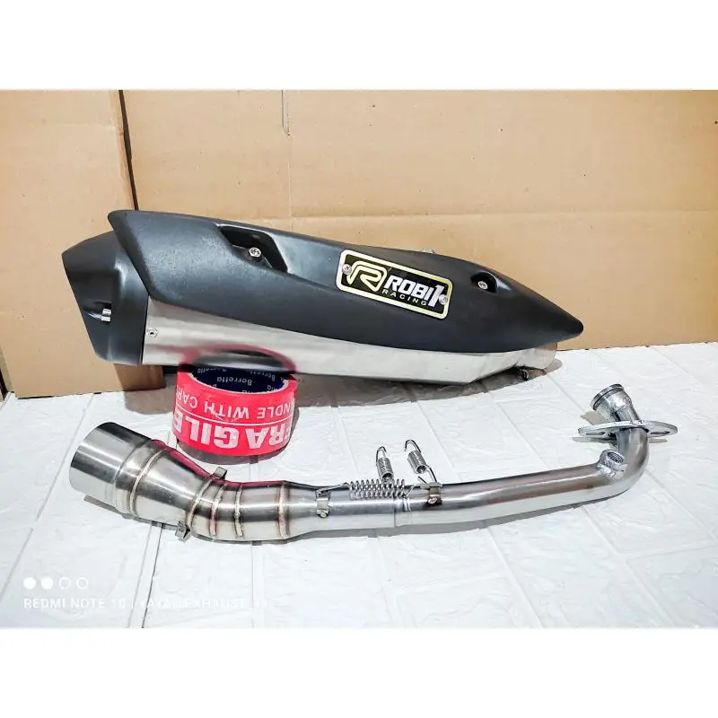 KNALPOT STANDAR RACING  ROB1 NMAX PCX AEROX VARIO BEAT SCOOPY SEMUA MATIC 1