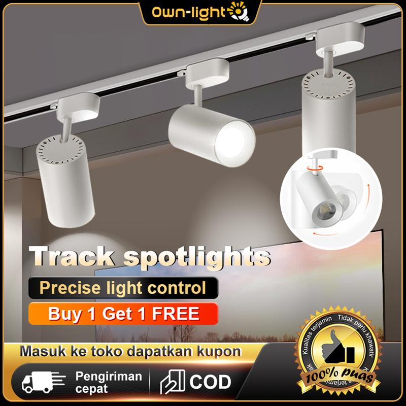 lampu rell track led sorot lampu sorot tracklight rel spotlight - Shop ...