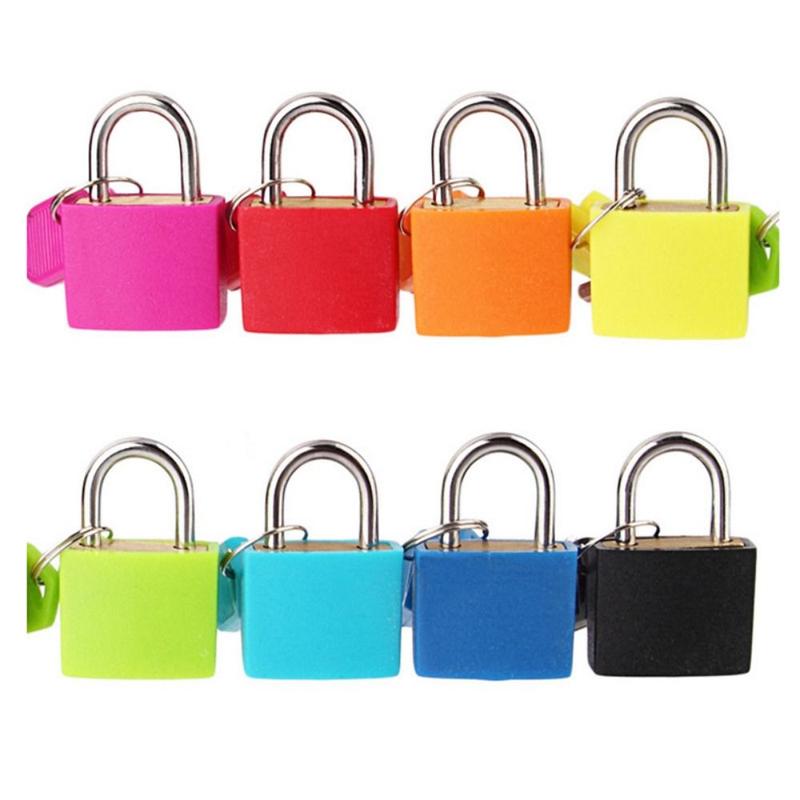 Product Introduction of 23mm Coloured Travel Supplies Home Ornament Small Luggage Lock Cabinet Door Bookbag Suitcase Padlock with 2 Keys 16