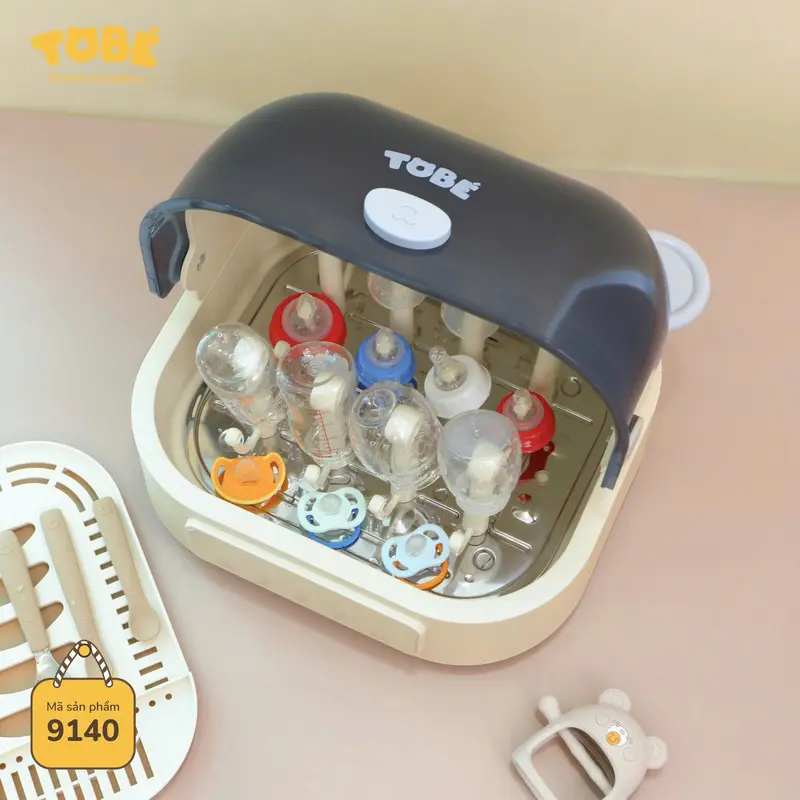[TOBÉ x TRƯỜNG THỊNH] MÁY ÚP BÌNH SẤY KHÔ VÀ TIỆT TRÙNG UVC 2IN1 FINO MS 9140 7