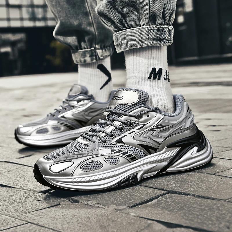 Dropshipping Personnalisé Hommes Décontracté Mode Sport Baskets Respirant Maille Vierge Jogging Course Marche Chaussures pour Femmes Runner Chaussures De Sport_voghion.com