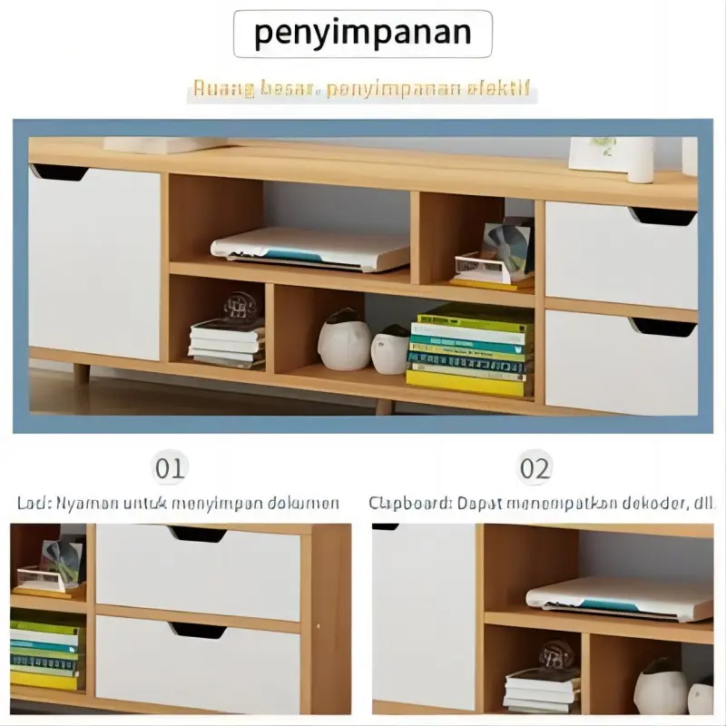 Etife Meja TV /Rak TV / Meja TV Minimalis Modern Nordic / Lemari TV 3