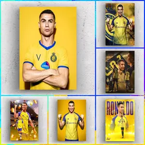 Poster dinding cristiano ronaldo al nassr size A3+