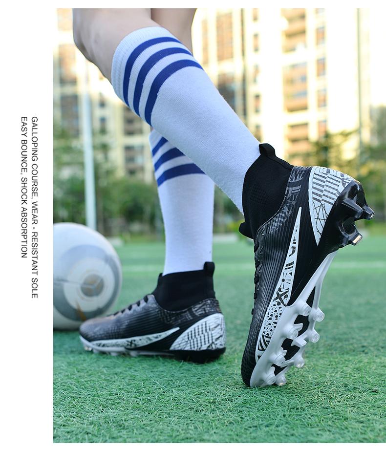 Product Introduction of Fustal！33-46 Ready Unisex Plus Size Training Football Shoes Fashion All-terrain Football Shoes Wide Last Soccer Shoes 14