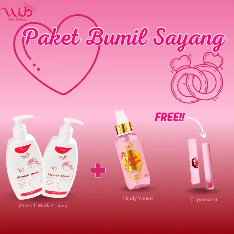 WUB For Mami Body Lotion For Stretch Mark  Ibu Hamil (Buy One Bundling Get 2 Produk) 0