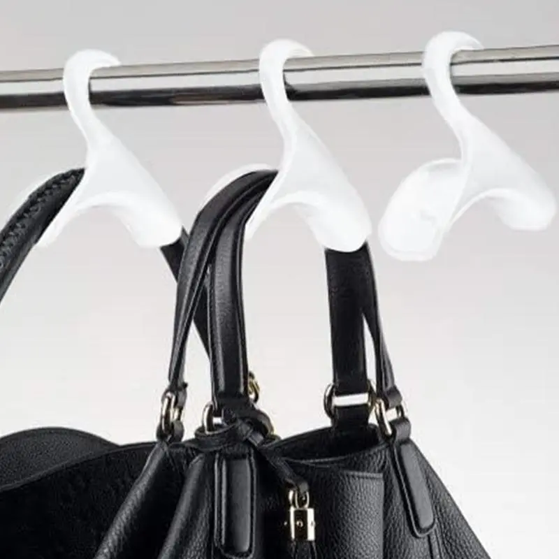 Handbag Hanger, 3 Counts Plastic Closet Hook, Tote Bag Holder Organizer, Home Organizer for Bedroom, Living Room, Office
