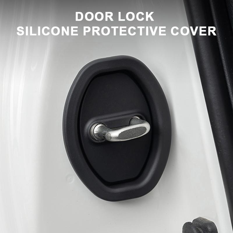 Product Introduction of Car Door Lock Protector Mat Door Shock Absorber Cushion Door Thickened Anti-collision Sticker Universal Door Lock Rubber Sleeve To Take Care of Your Car 5