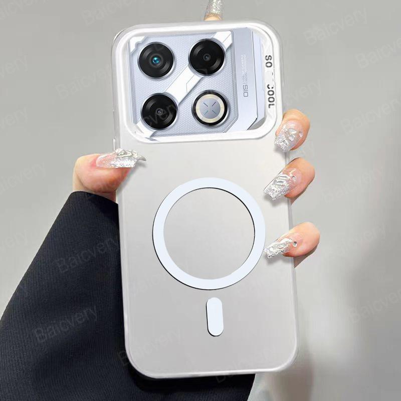 Product Introduction of For infinix GT 20 Pro X6871 Casing Colorful Silver IMD Cover Magnetic Wireless Charging Case 11