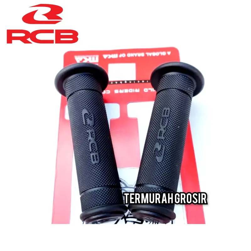 Handgrip RCB Beat Nmax Pcx Aerox Vixion Vario Mio Satria Sonic Jupiter Vega Cb Cbr Supra F1zr Dll Universal Grip Empuk Bulu Import Original Variasi Motor Termurah Grosir 1
