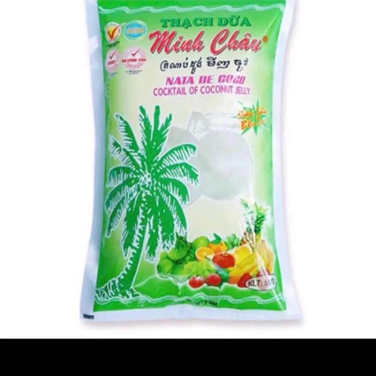 1 bịch Thạch Dừa Minh Châu 500g