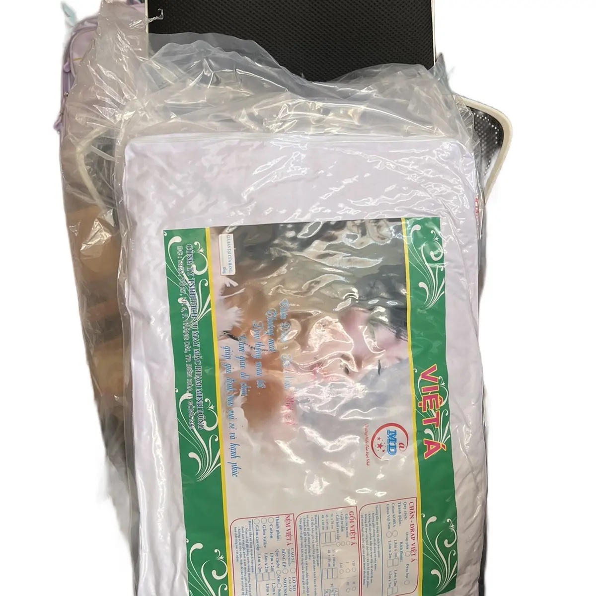 Gối nằm ép hơi việt á size 50x70 ( 1 cái)