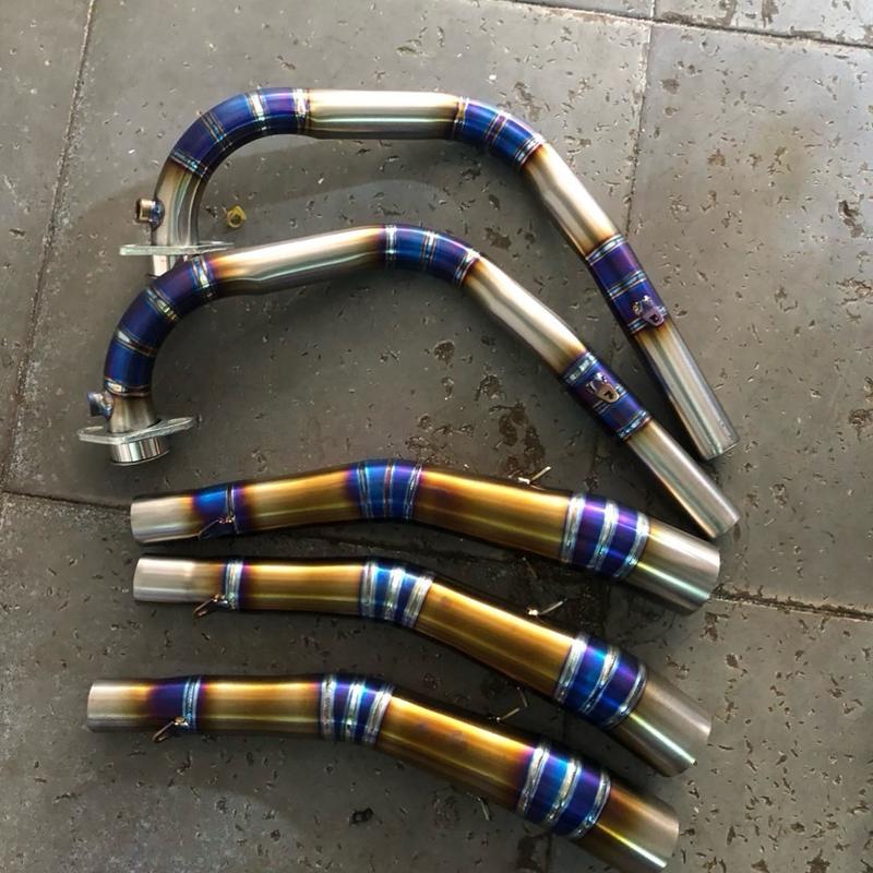 Cổ pô pô tăng 2 khúc titannium lắp đươc nhiều dòng xe sezi 32-51 (xem mô tả sản phẩm) 2