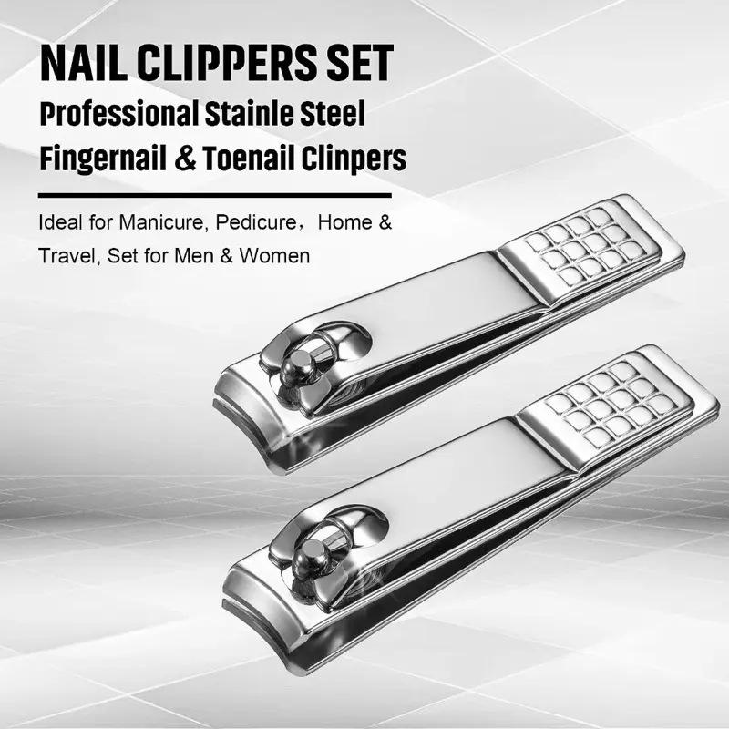 (OP) GUNTING KUKU STAINLESS STEEL SILVER MANICURE TAJAM LARGE JUMBO BESAR
