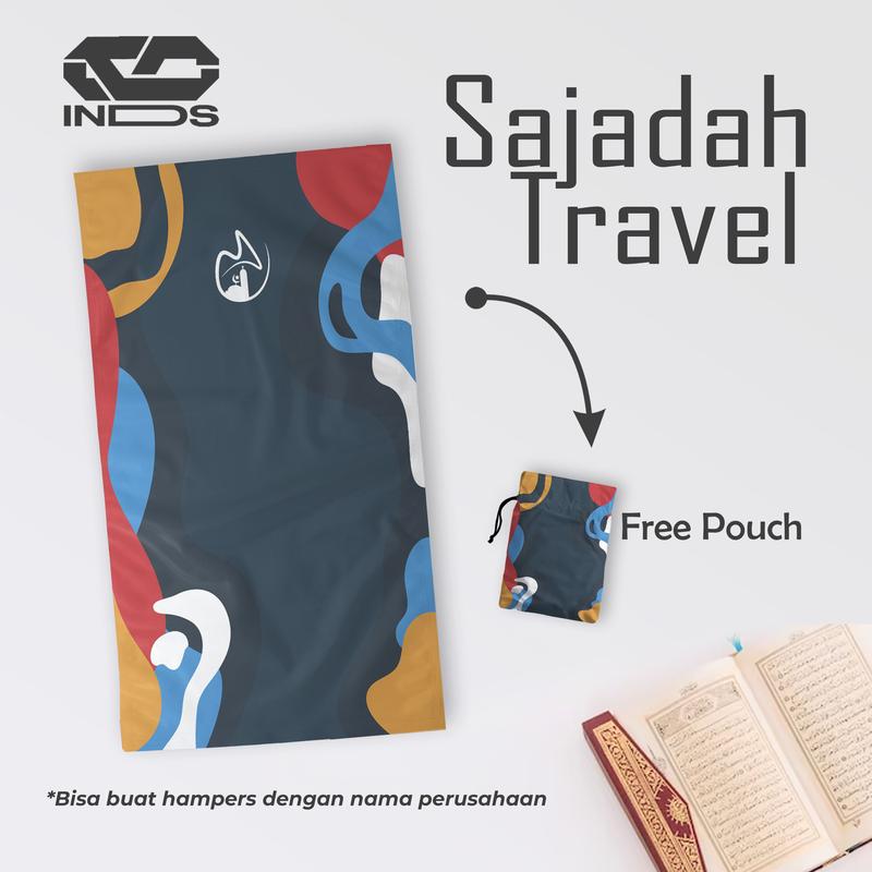 Sajadah Custom Estetik Custom Premium Hampers Seserahan Peralatan Perlangkapan Sholat Aesthetic G5E5 Motif Pouch Printing Muslim Traveling Lembut Turki 2