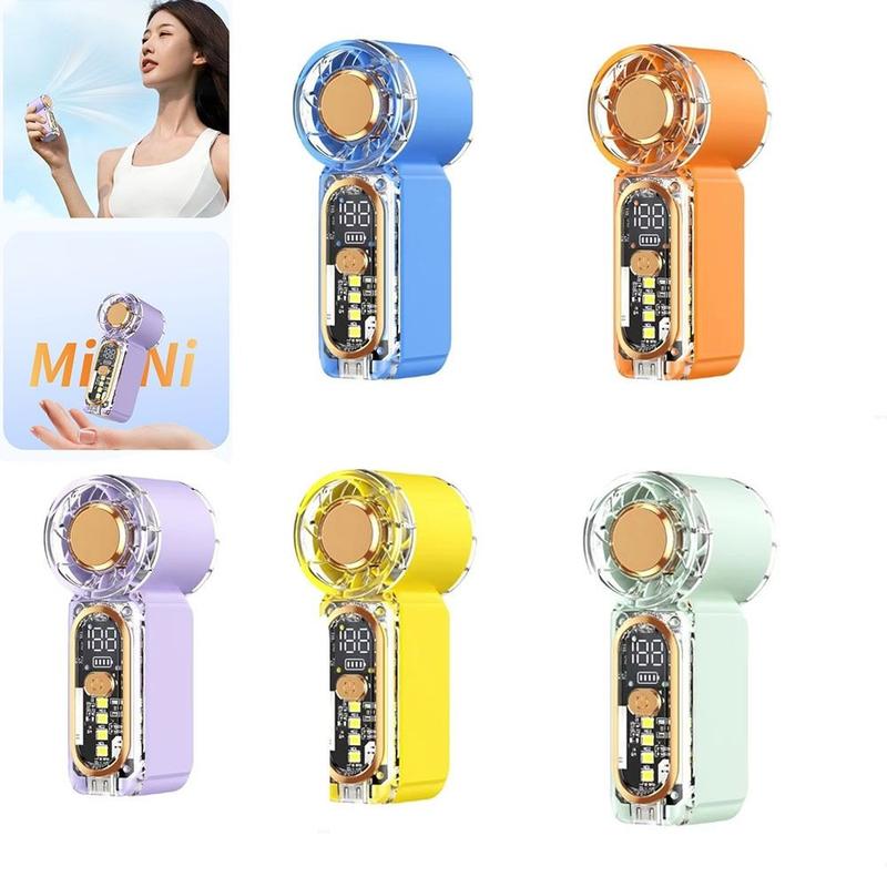Di động 100 Cấp Độ Điều Chỉnh Quạt cầm tay Có thể sạc lại bằng USB có đèn LED…