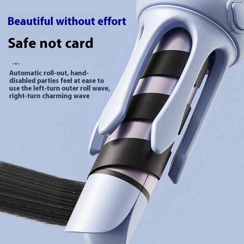 32mm Automatic Two-in-one Curling & Straightening Dual-purpose Curling Iron, Negative Ion Anti-scalding Long-lasting Styling Tool 6