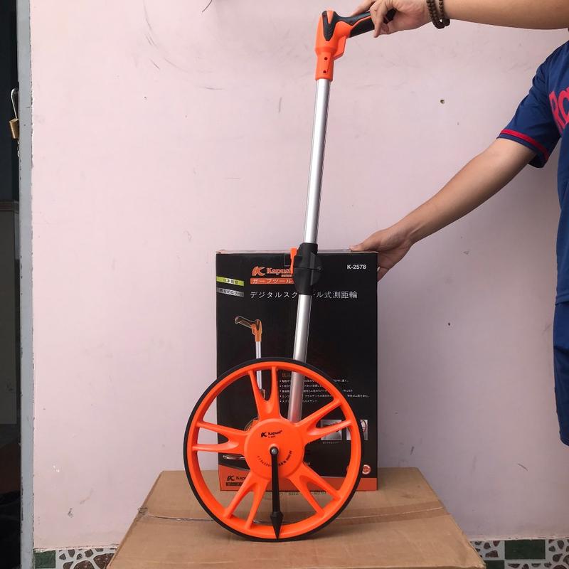 Thước lăn đo đường - Bánh xe đo khoảng cách KAPUSI K2578 đồng hồ cơ dành cho thợ điện lực