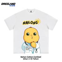 Gambar Dreeland Kids Kaos Anak Baju Anak Nailong Dokter / Tshirt Anak Nailong Laki Laki Perempuan - Putih, 5-6 Tahun dari DreelandOfficial Kota Bandung 5 Tokopedia