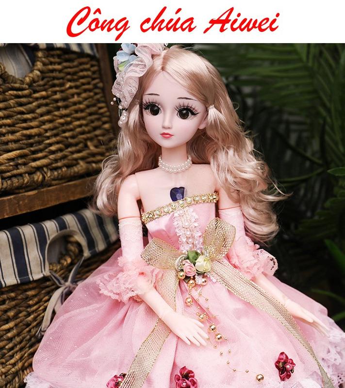  Búp bê công chúa Aiwie,ellies gallissa công chúa mặt trăng   thay được mắt và tóc tặng kèm pk  Toy Đồ Chơi 