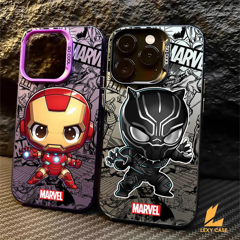 IMD Case for Iphone SM453 Super Hero Premium Mate Hardcase Hybrid Hologram Silicon Polycarbonate Handphone Softcase 8