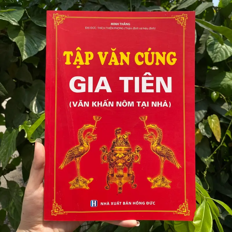 Sách Đọc Tụng - Tập Văn Cúng Gia Tiên - Bìa Thường 5