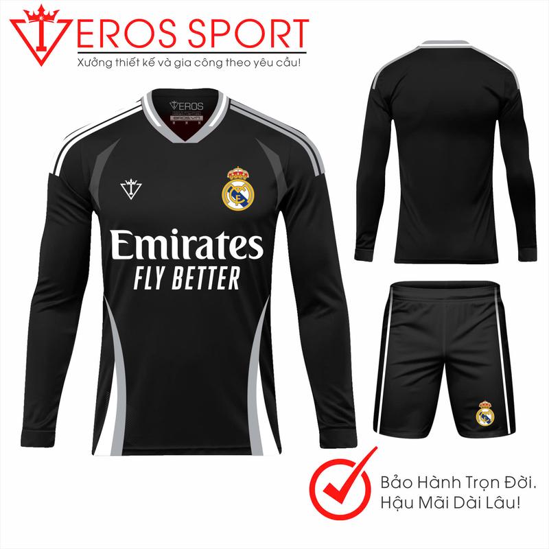 TOP QUẦN ÁO BÓNG ĐÁ TAY DÀI D5, Vải co giản, thoáng mát, đồ thể thao dành cho Nam, Logo thêu, mực in chuyển nhiệt. Đồ Tay dài câu lạc bộ bóng đá ngoại hạng anh. Top 10 mẫu mới ra mắt Eros Sport.